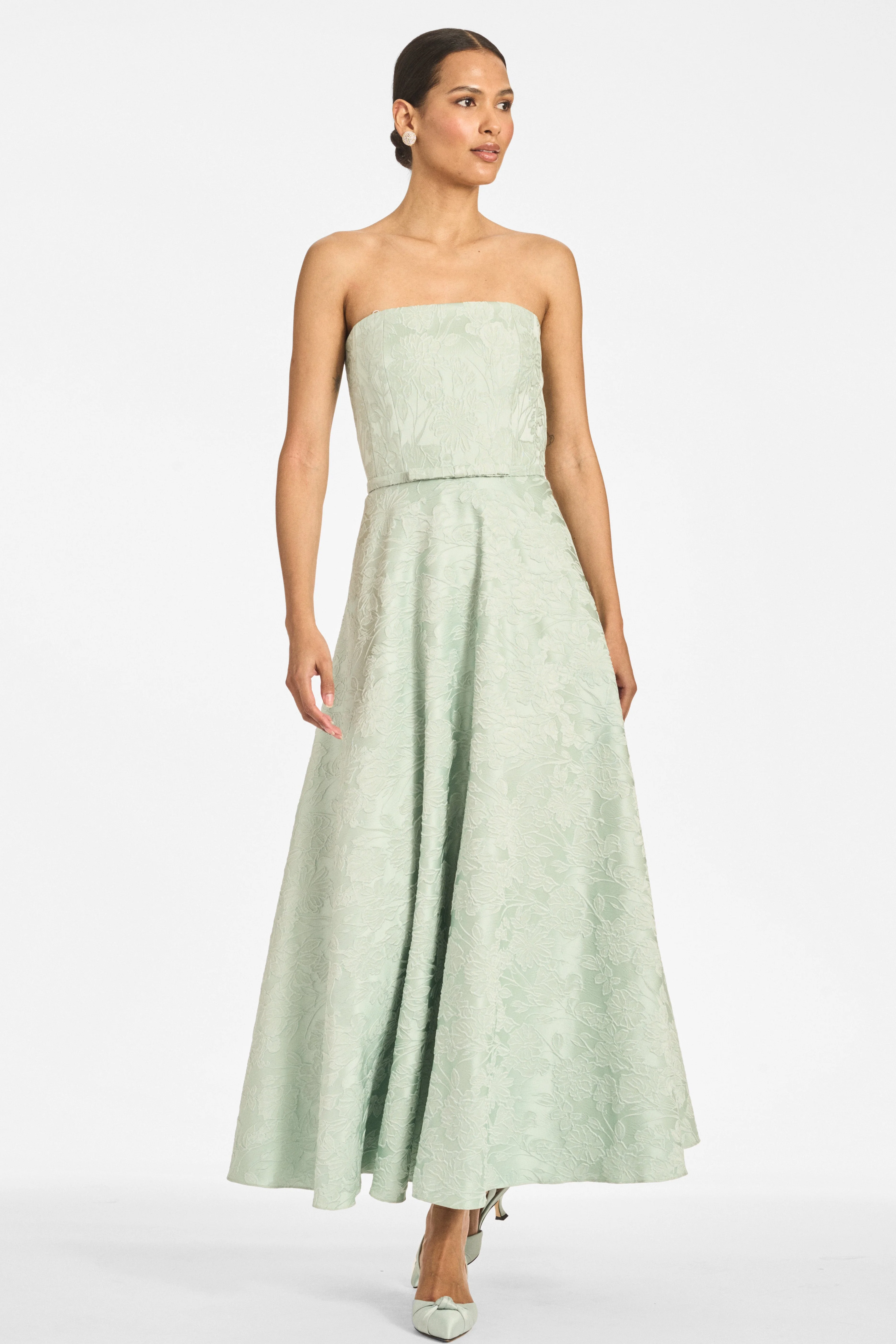 DARIAN DRESS - CELADON - 1