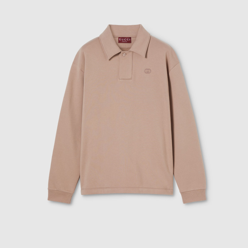 Brushed cotton jersey sweatshirt 1