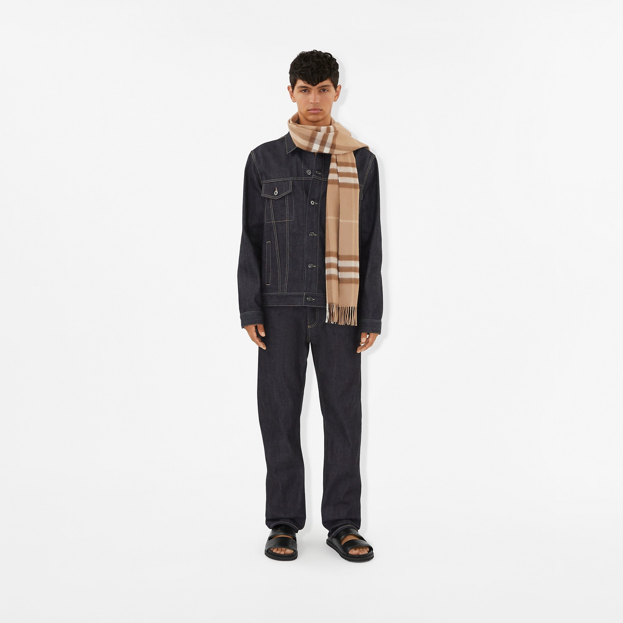 The Classic Check Cashmere Scarf - 3
