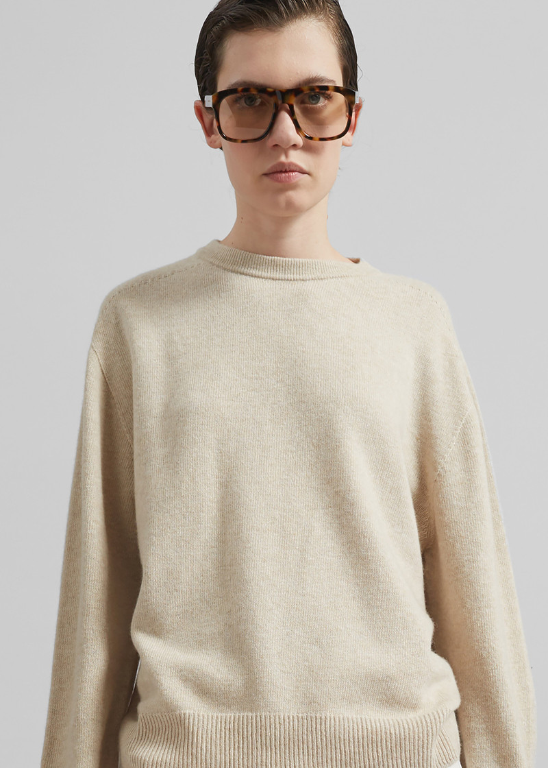 Nashik Wool Sweater - Cream 4