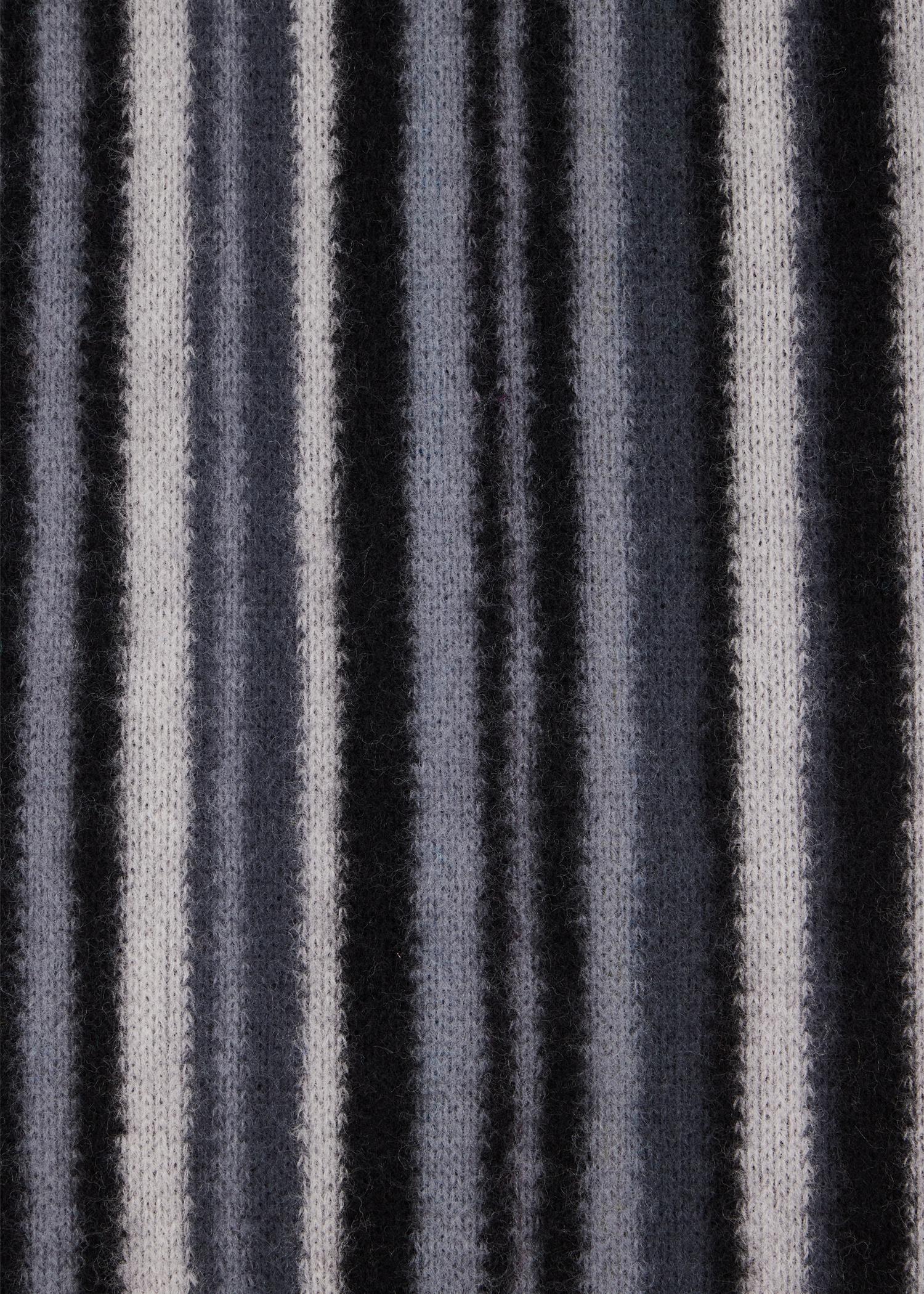 Black Reversible 'Sports Stripe' Scarf - 5