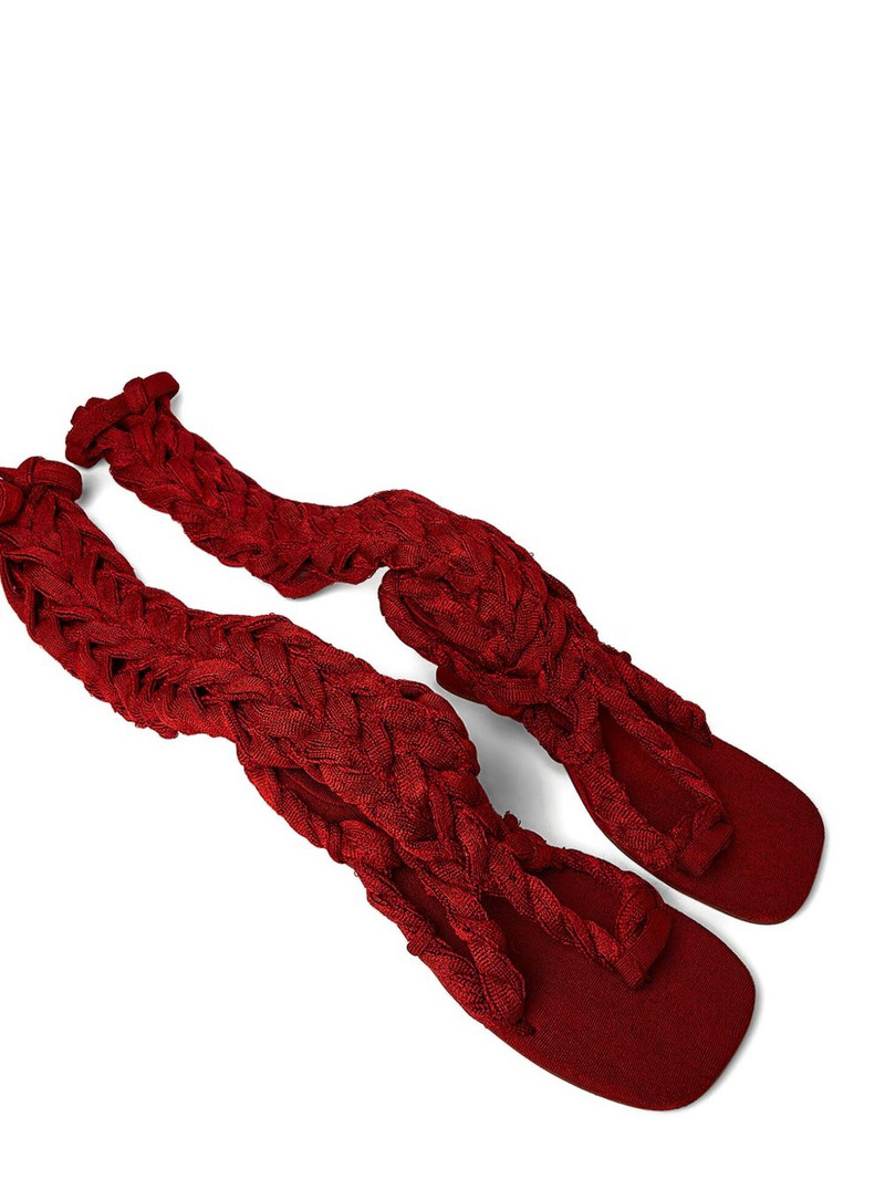 ISA BOULDER rope-detailing sandals outlook