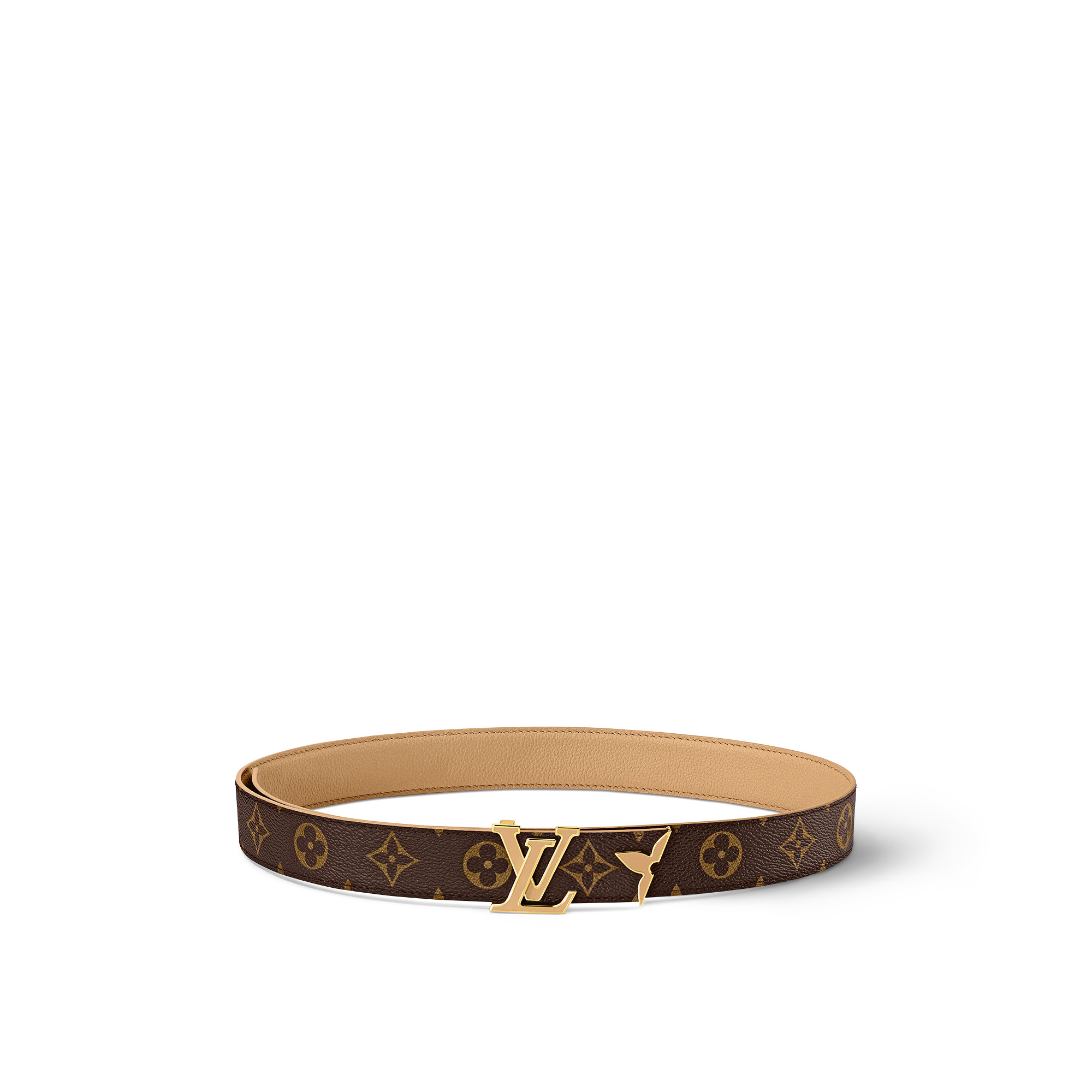 Pretty LV Enamel 30mm Reversible Belt - 5
