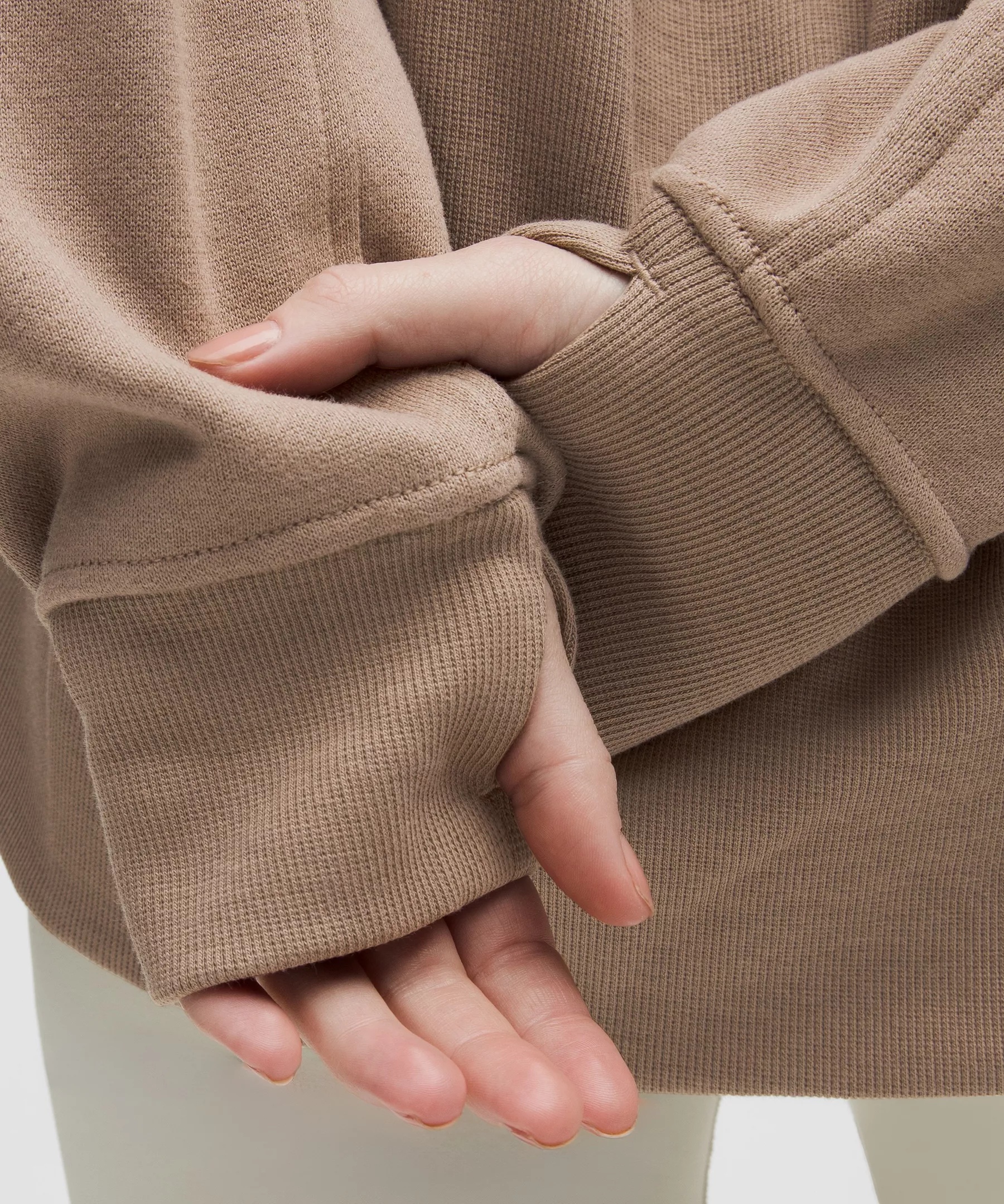 Scuba Oversized Half-Zip Hoodie *Long - 6