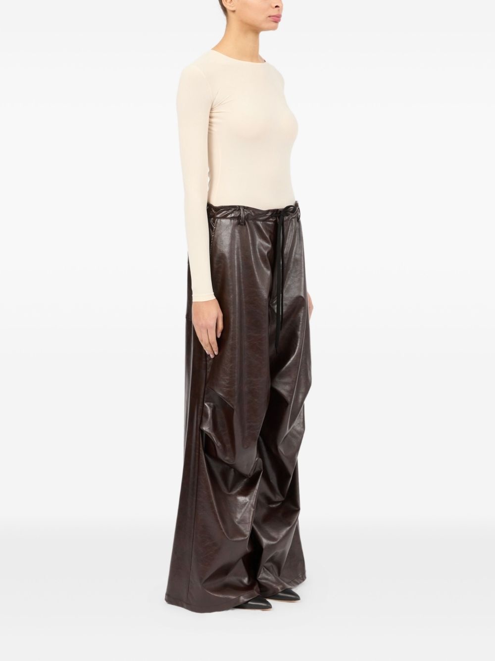 draped trousers - 3