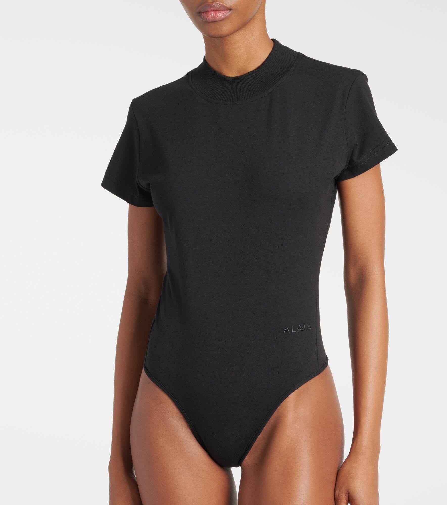 Cotton-blend bodysuit - 3
