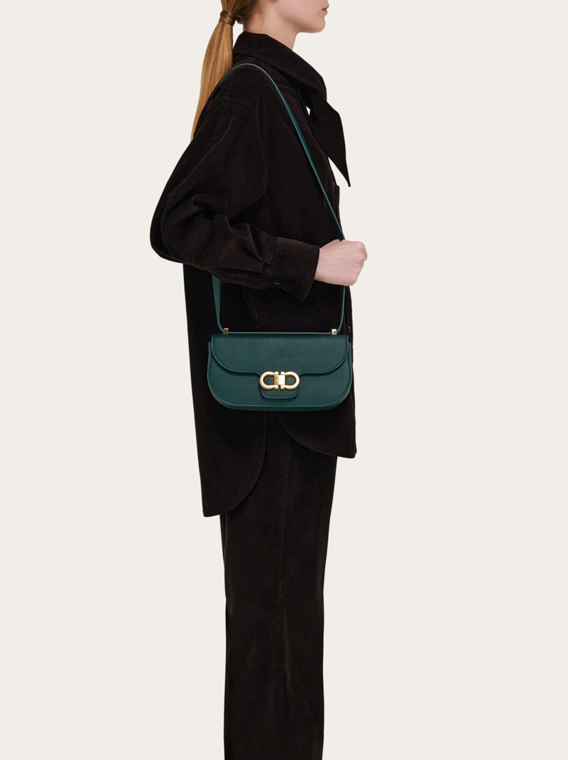 FERRAGAMO Double Gancini mini crossbody bag outlook