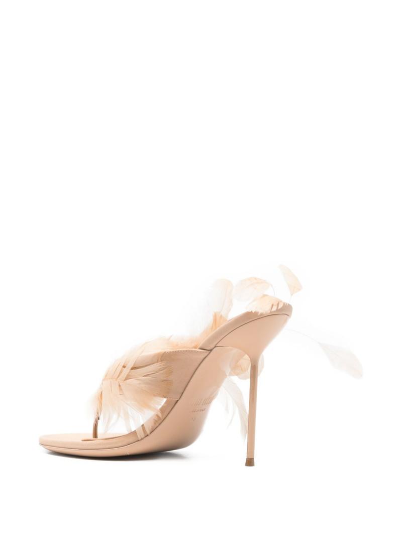 Lidia feather sandals 3