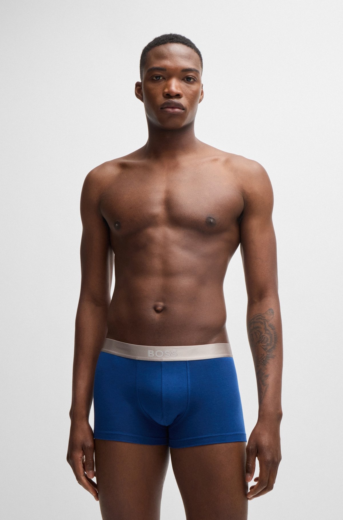 THREE-PACK OF TRUNKS WITH LOGO WAISTBANDS - 2