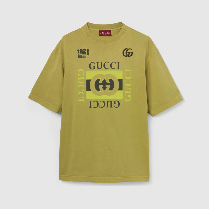 Printed cotton jersey T-shirt 1