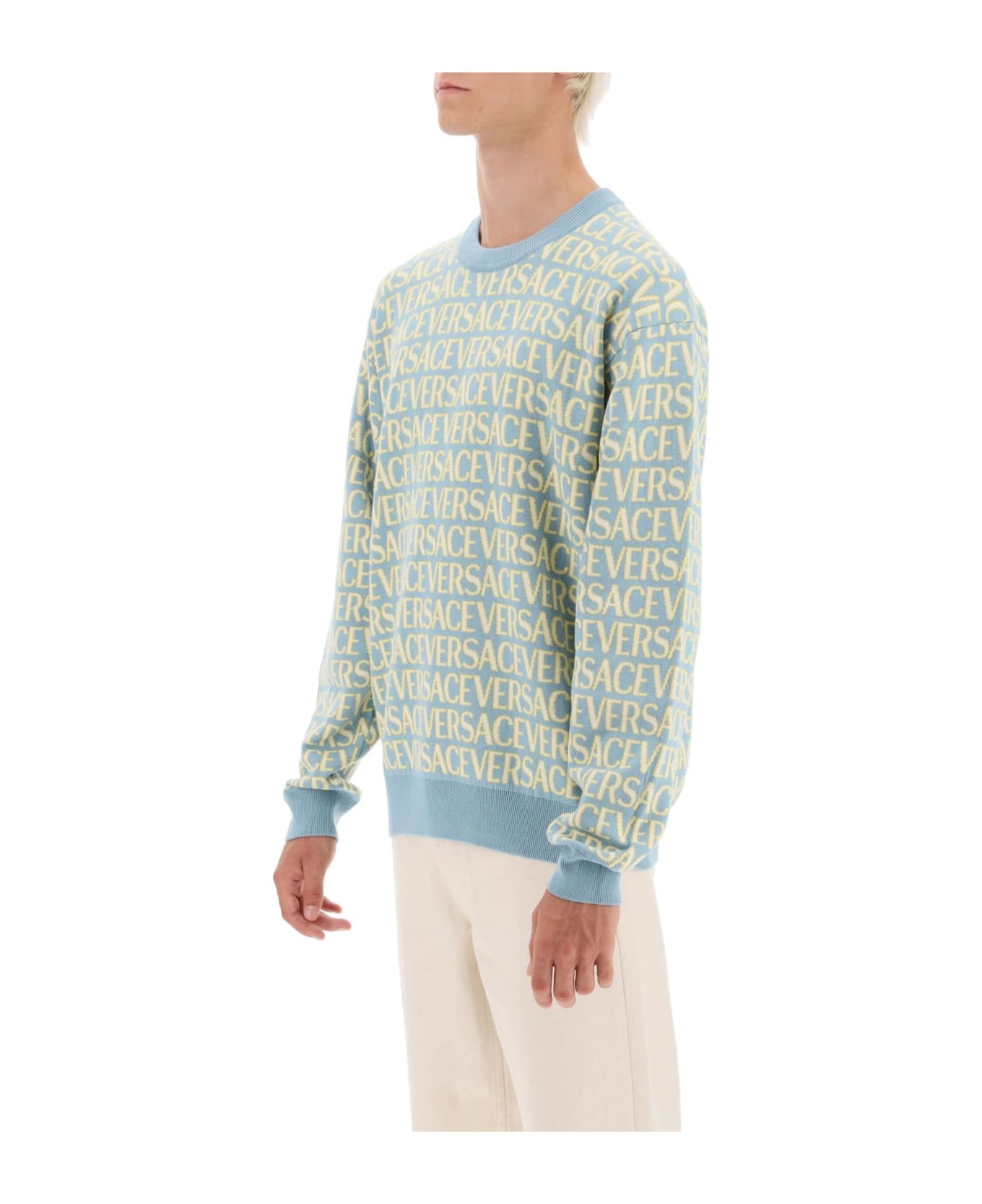 Cotton Crew-neck Sweater - 4