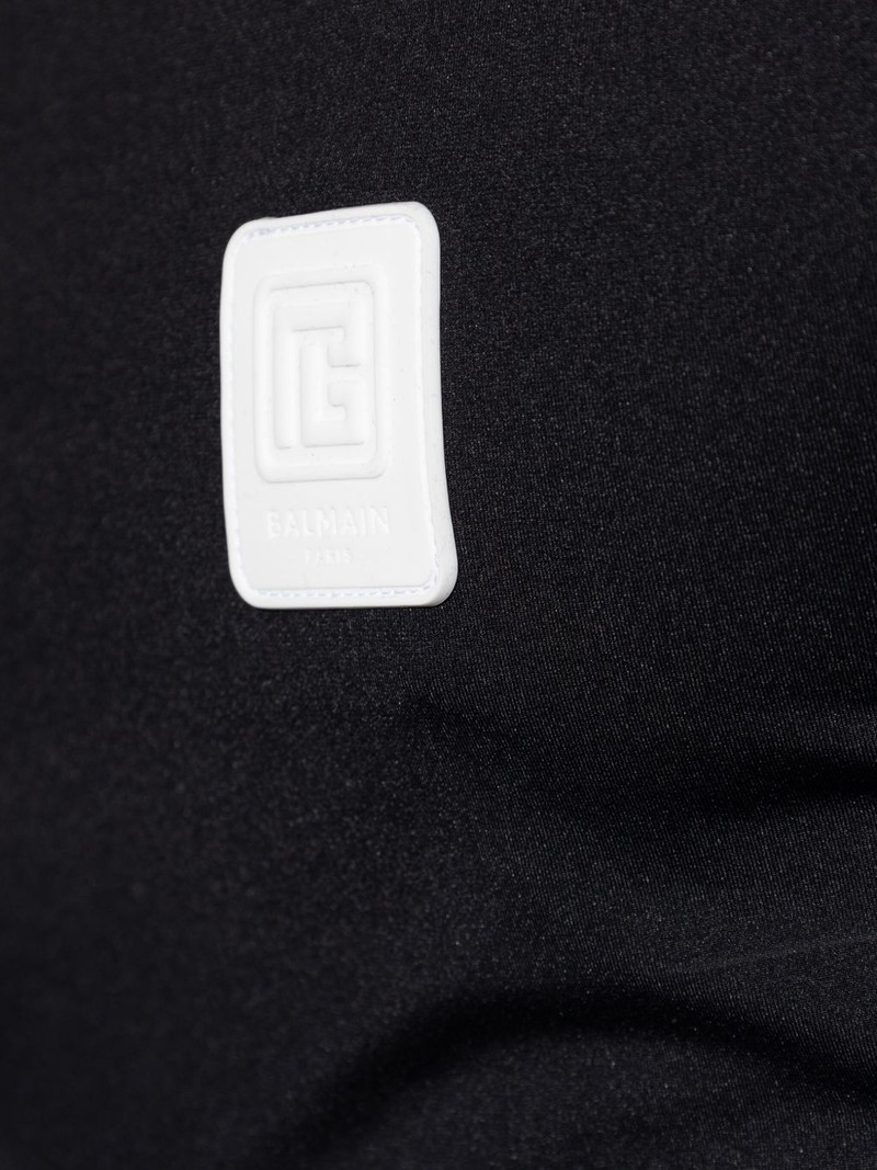 Balmain logo-patch T-shirt outlook