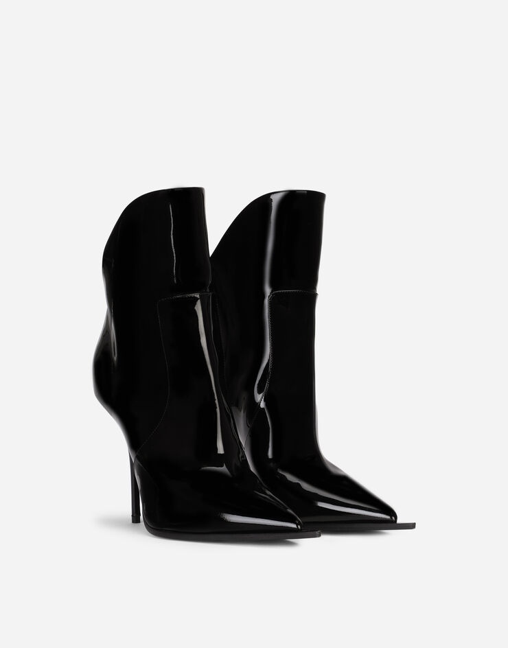 Patent leather ankle boots - 2