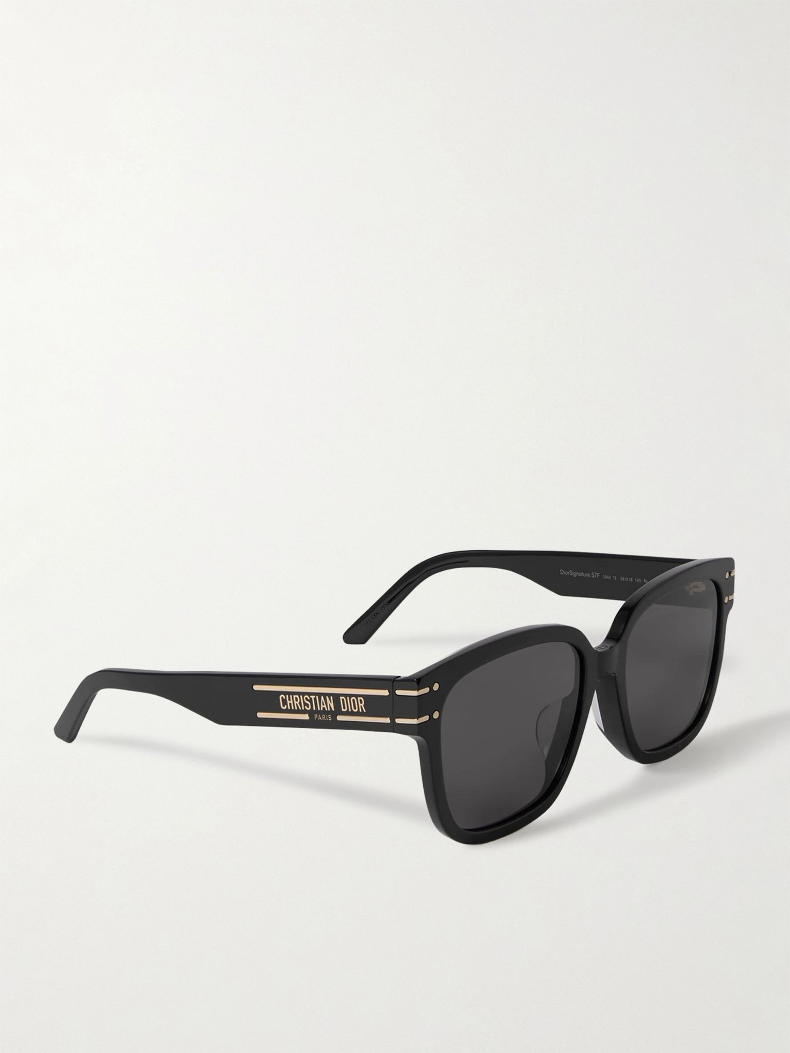 DiorSignature S7F square-frame acetate sunglasses Black - 3