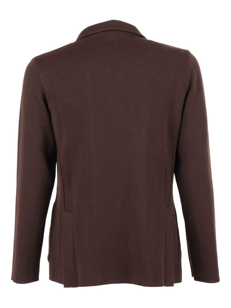 LARDINI double-breasted wool jacket outlook