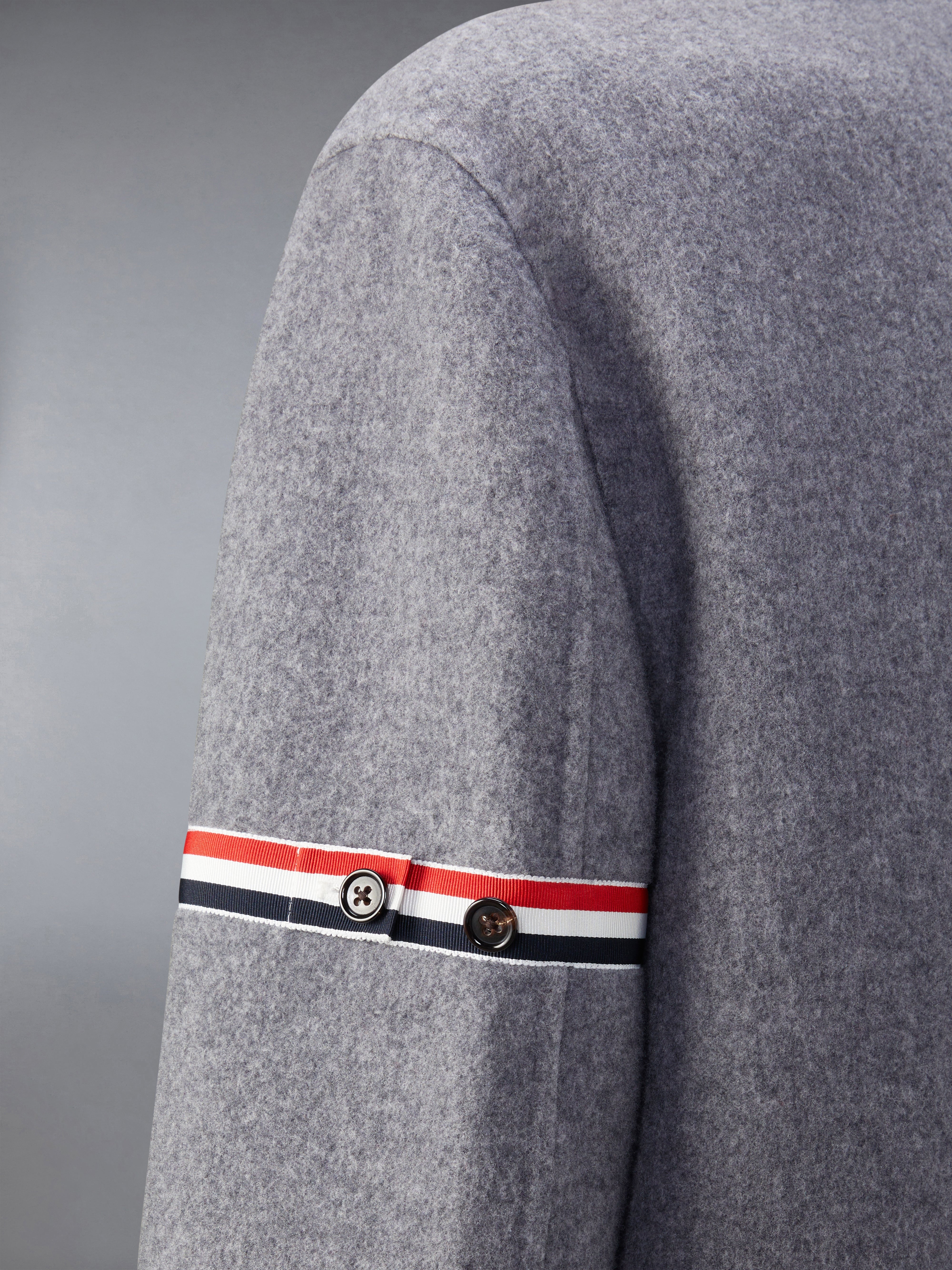 WOOL CASHMERE ARMBAND BELL SLEEVE JACKET - 4