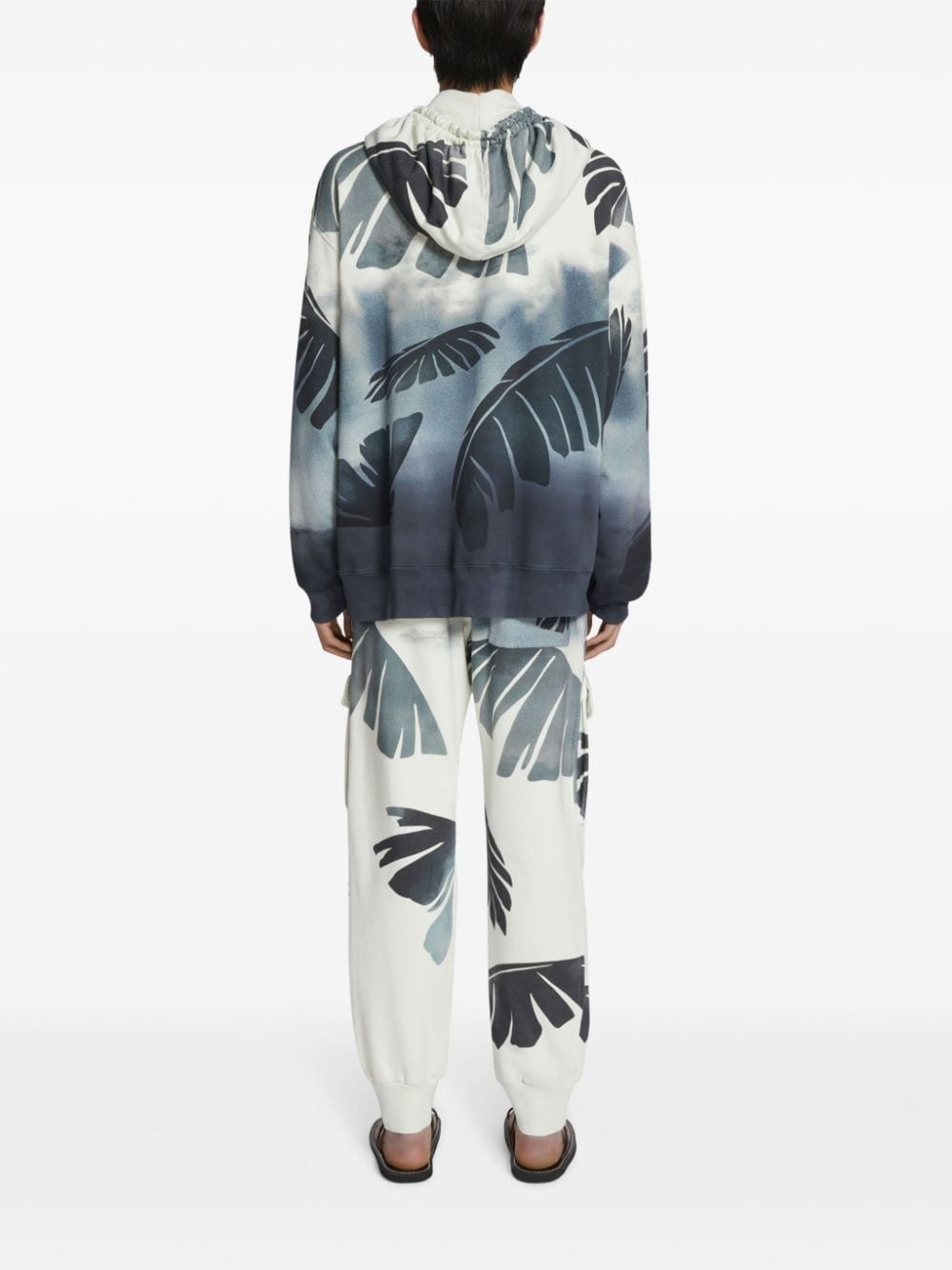 Palm print hoodie - 4