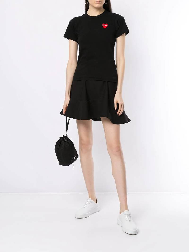 Comme des Garçons PLAY Heart patch T-shirt outlook