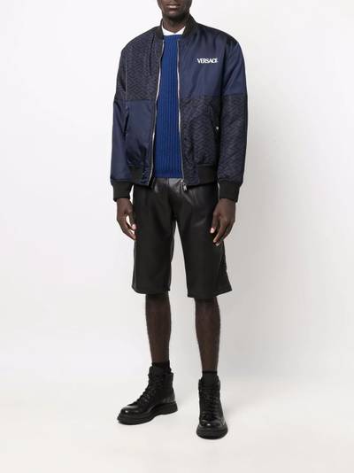 VERSACE La Greca bomber jacket outlook