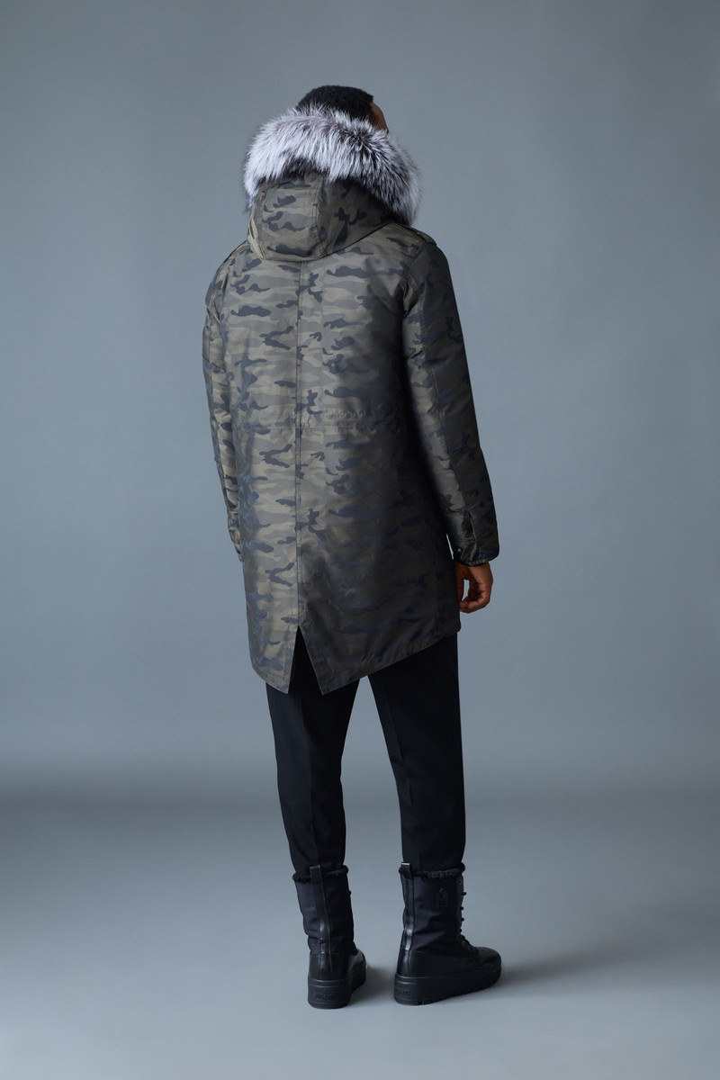 MORITZ-JC Fur-Lined Camo Down Parka 4
