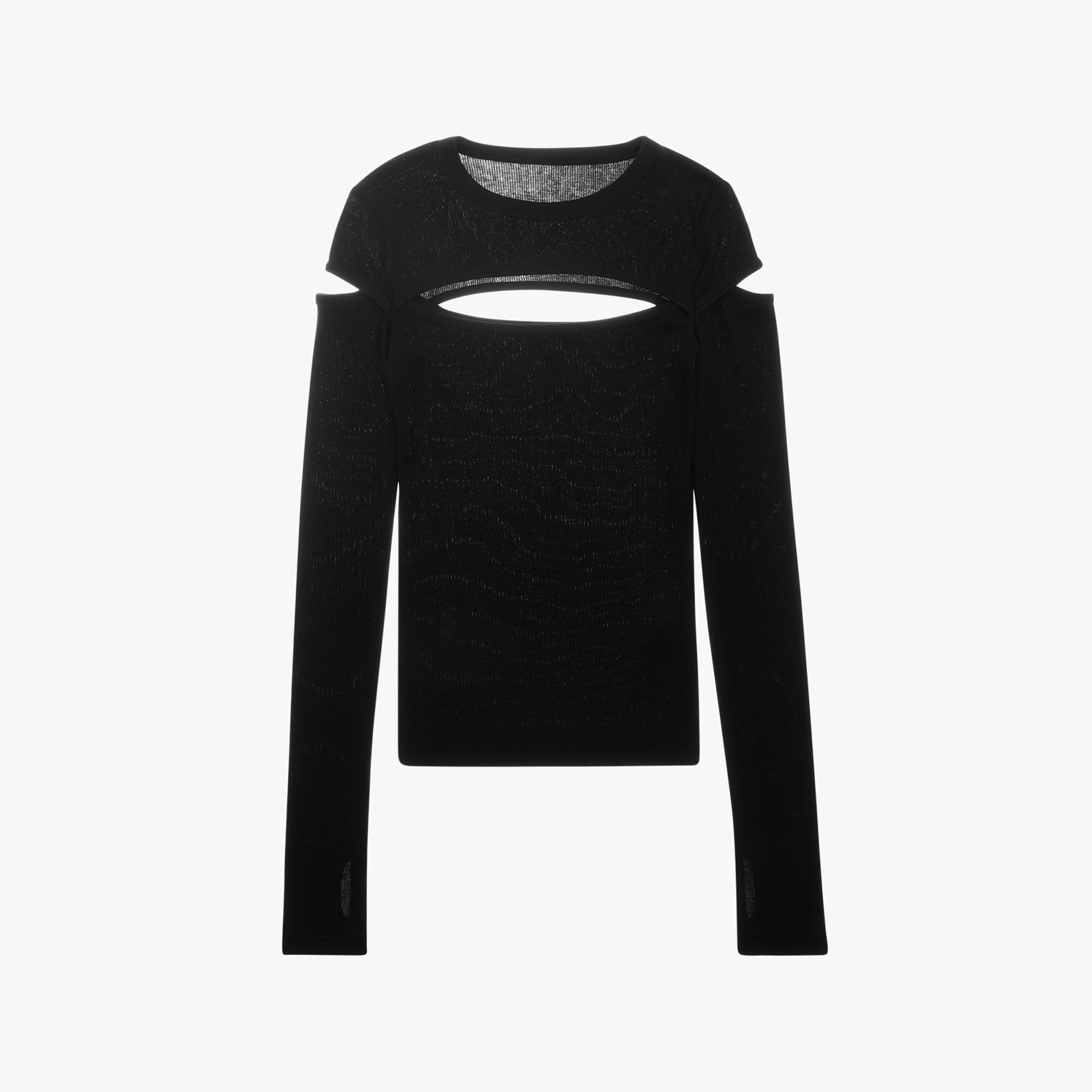 SLASH LONG SLEEVE TOP - 1