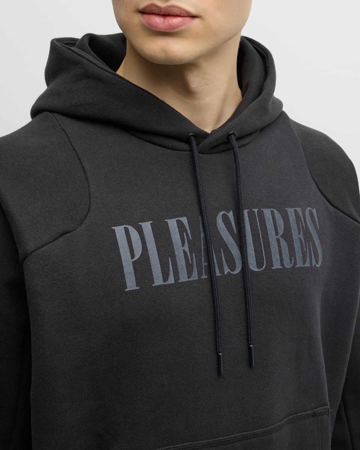 x Pleasures Men's Tonal Logo Hoodie - 5