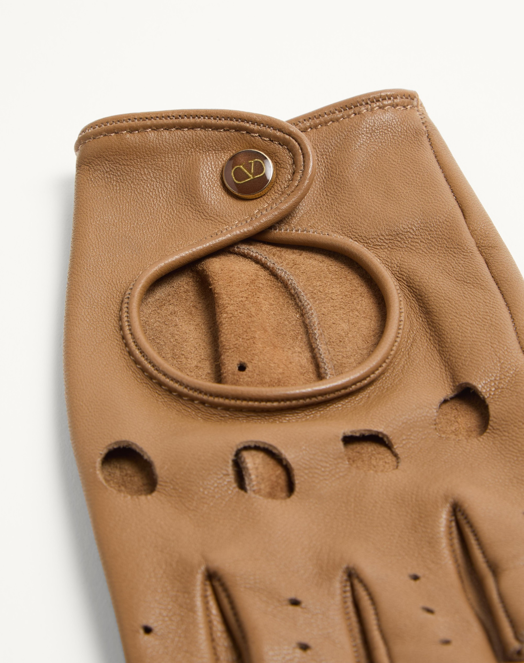 VLOGO SIGNATURE NAPPA FINGERLESS GLOVES - 2