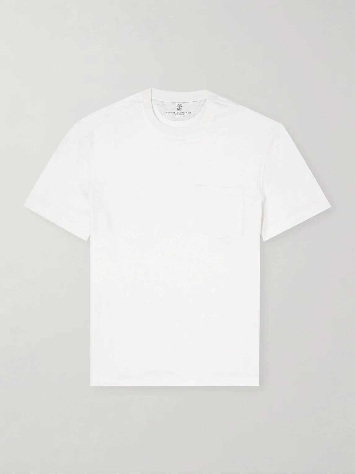Linen and Cotton-Blend T-Shirt - 1