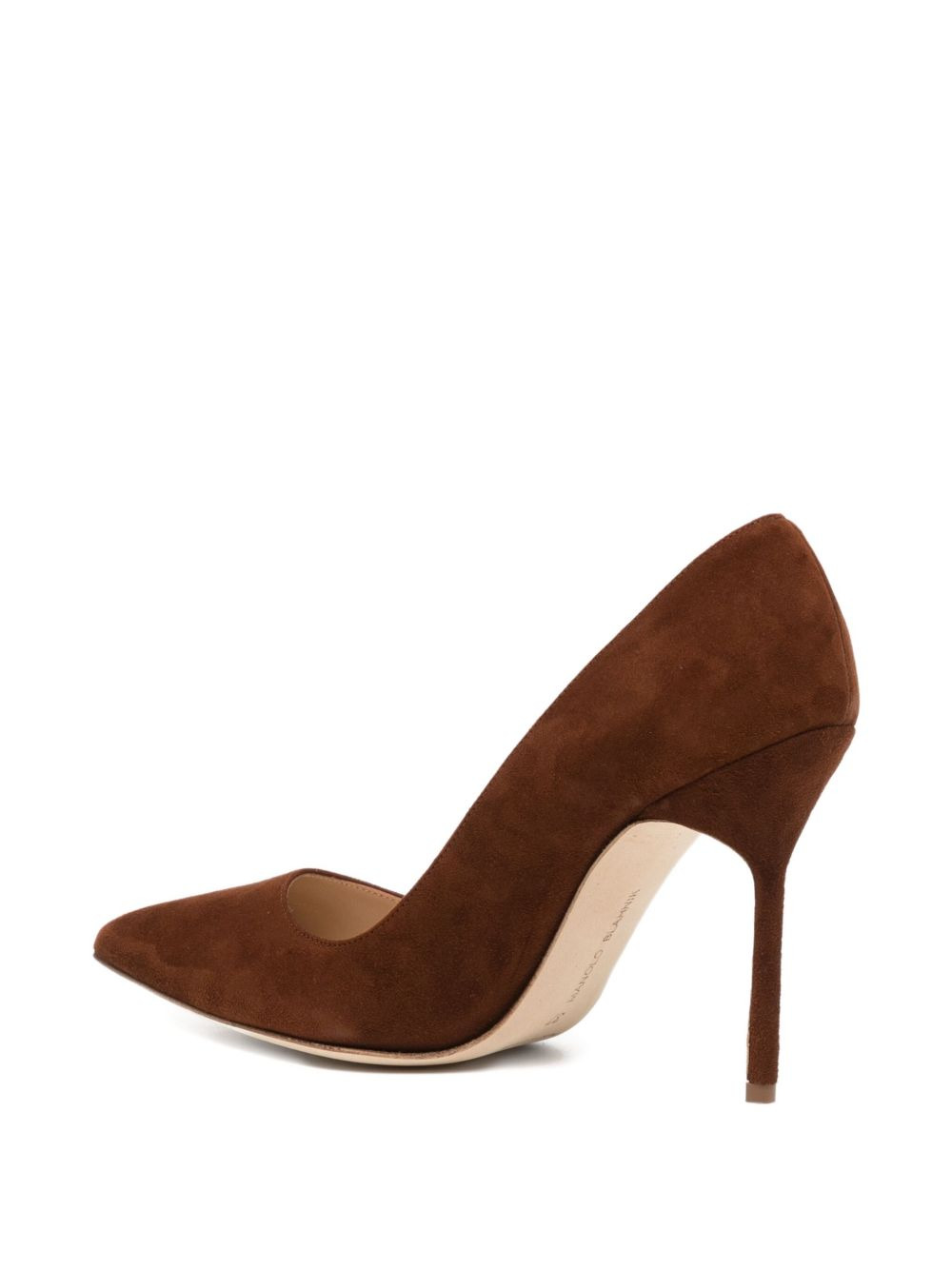 100mm suede pumps - 3