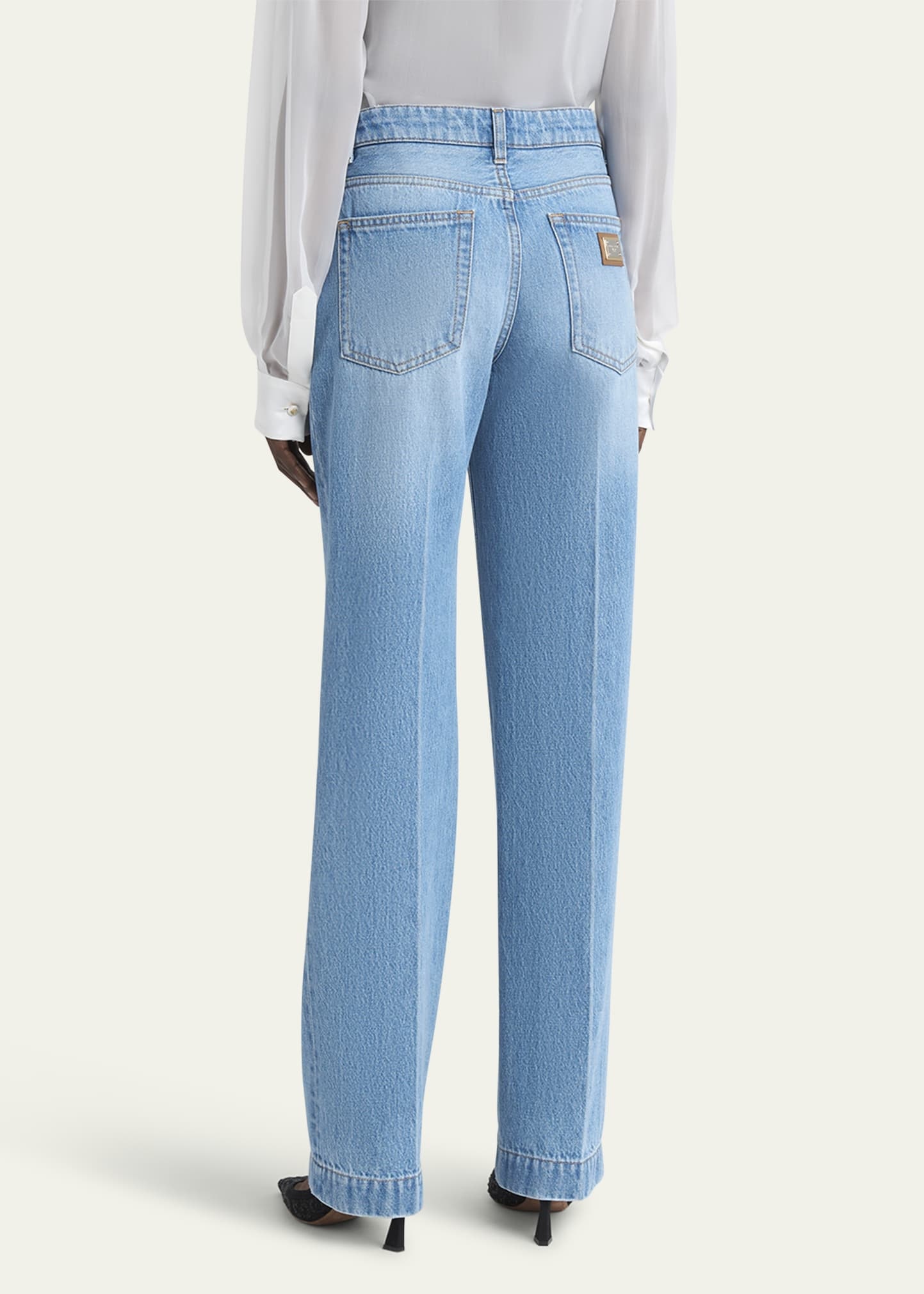 Old Crisp Straight Leg Denim Pants - 3