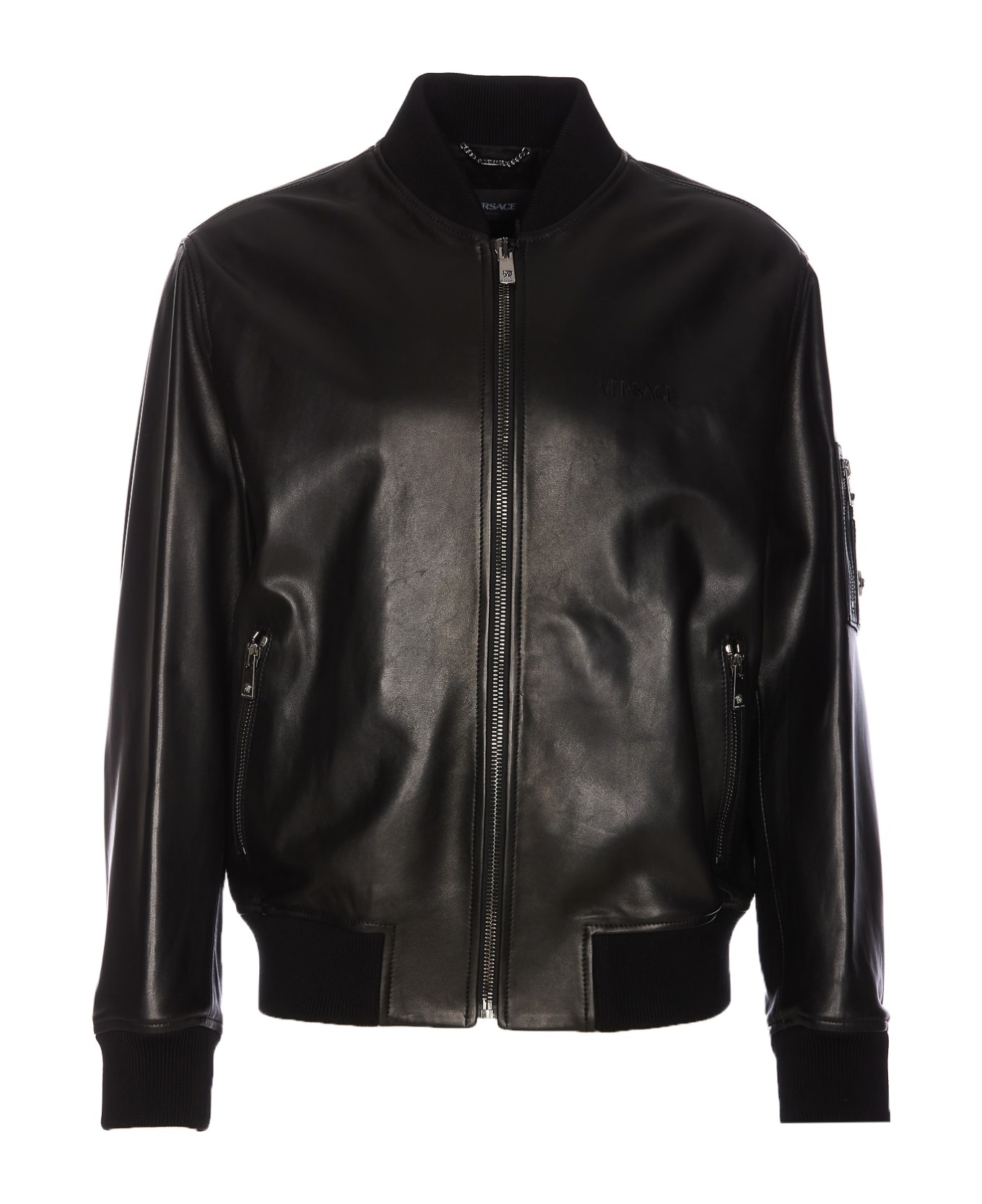 VERSACE ボンバージャケット リバーシブル イタリア製 Versace バロッコ シー リバーシブル ボンバージャケット