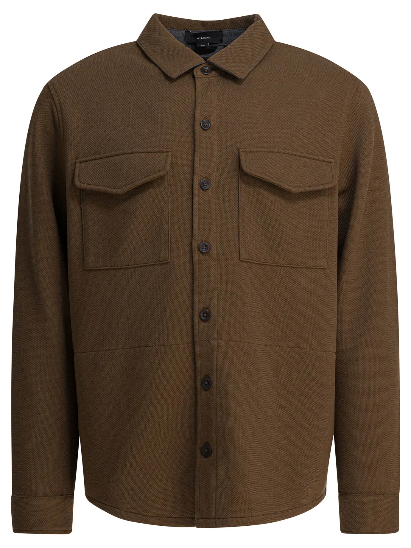 Vince Cotton Overshirt Jacket - 1