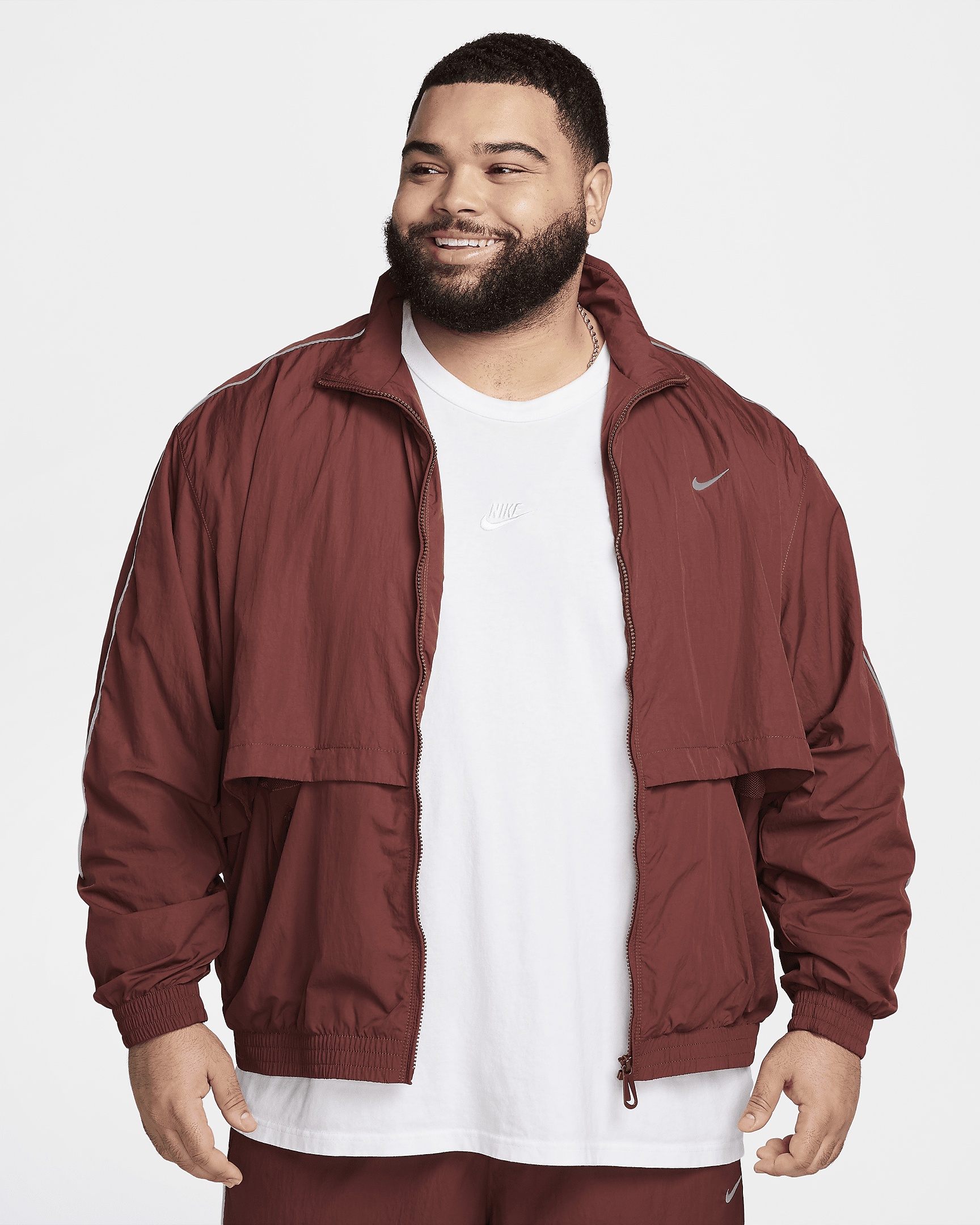 Nike Sportswear Solo Swoosh Men's Woven Track Jacket - 11