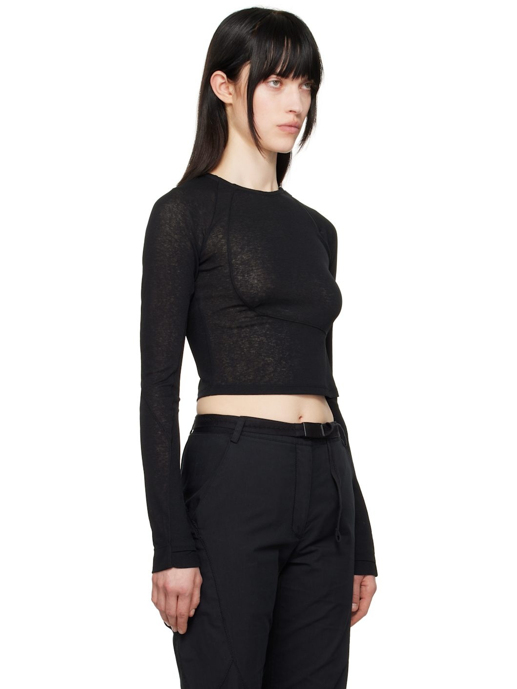 Black Helix Long Sleeve T-shirt - 2