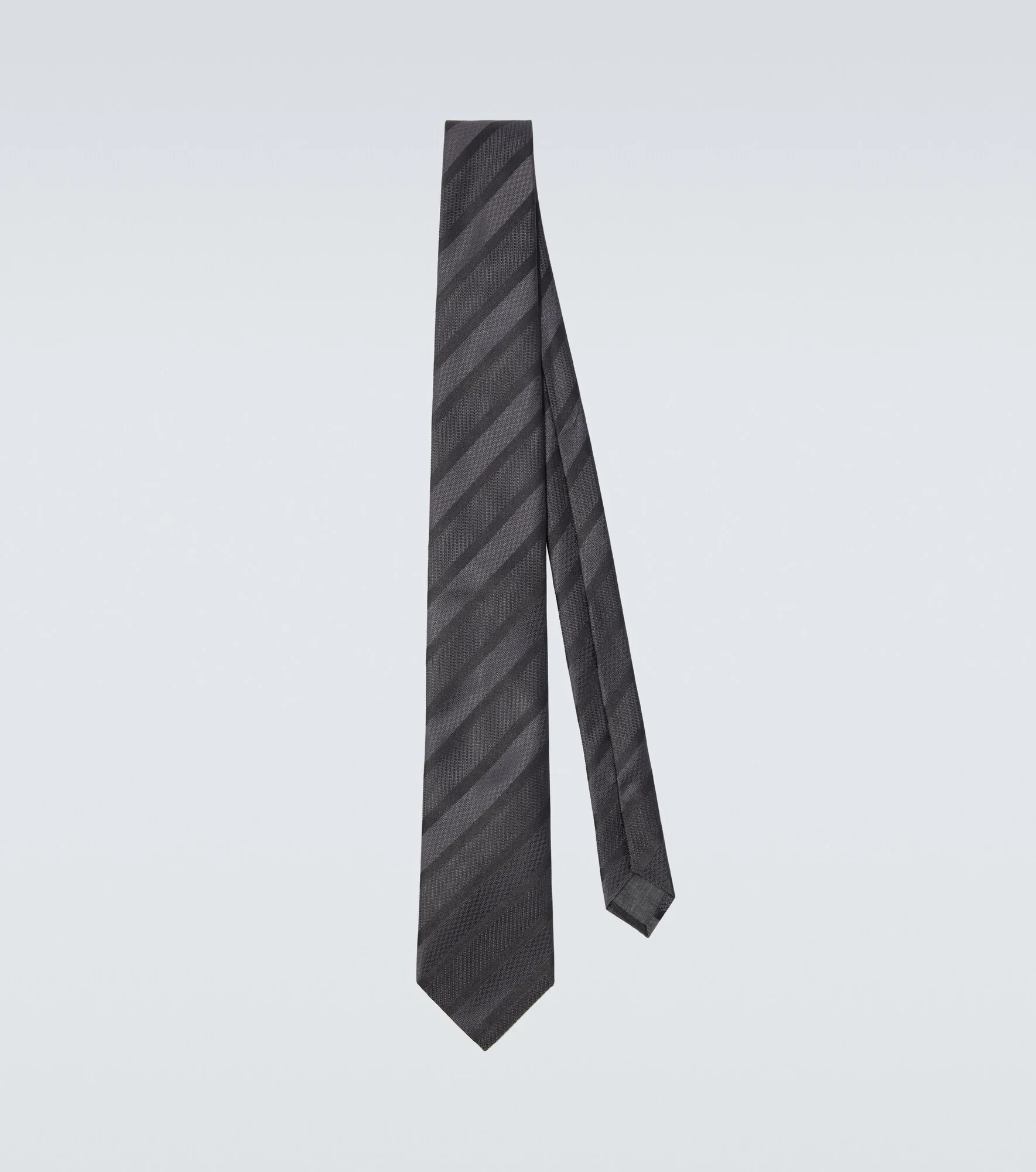 Striped silk tie - 1