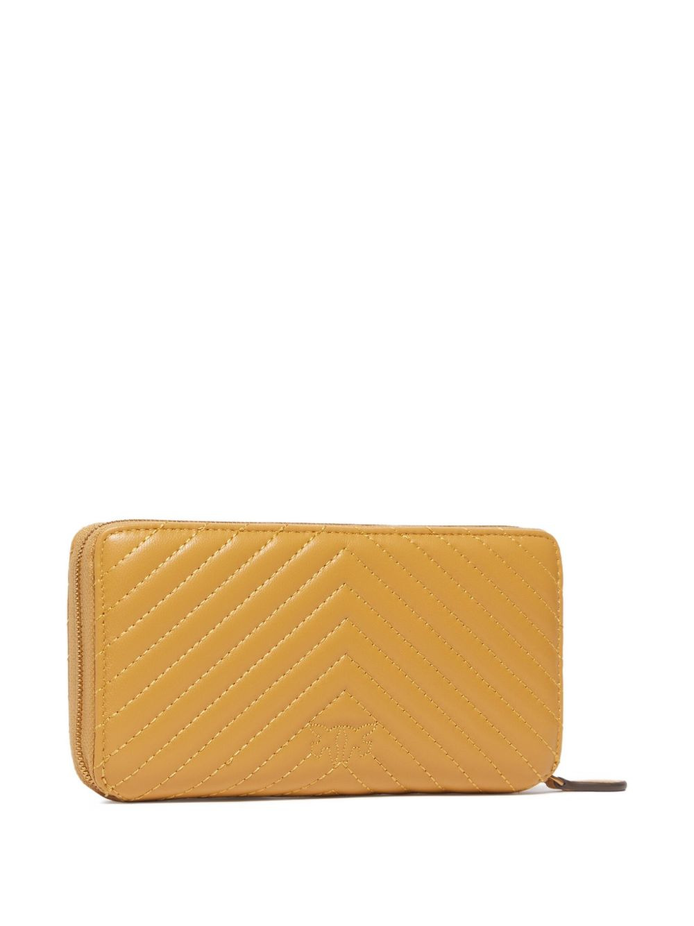 chevron-quilted zip-around wallet - 2