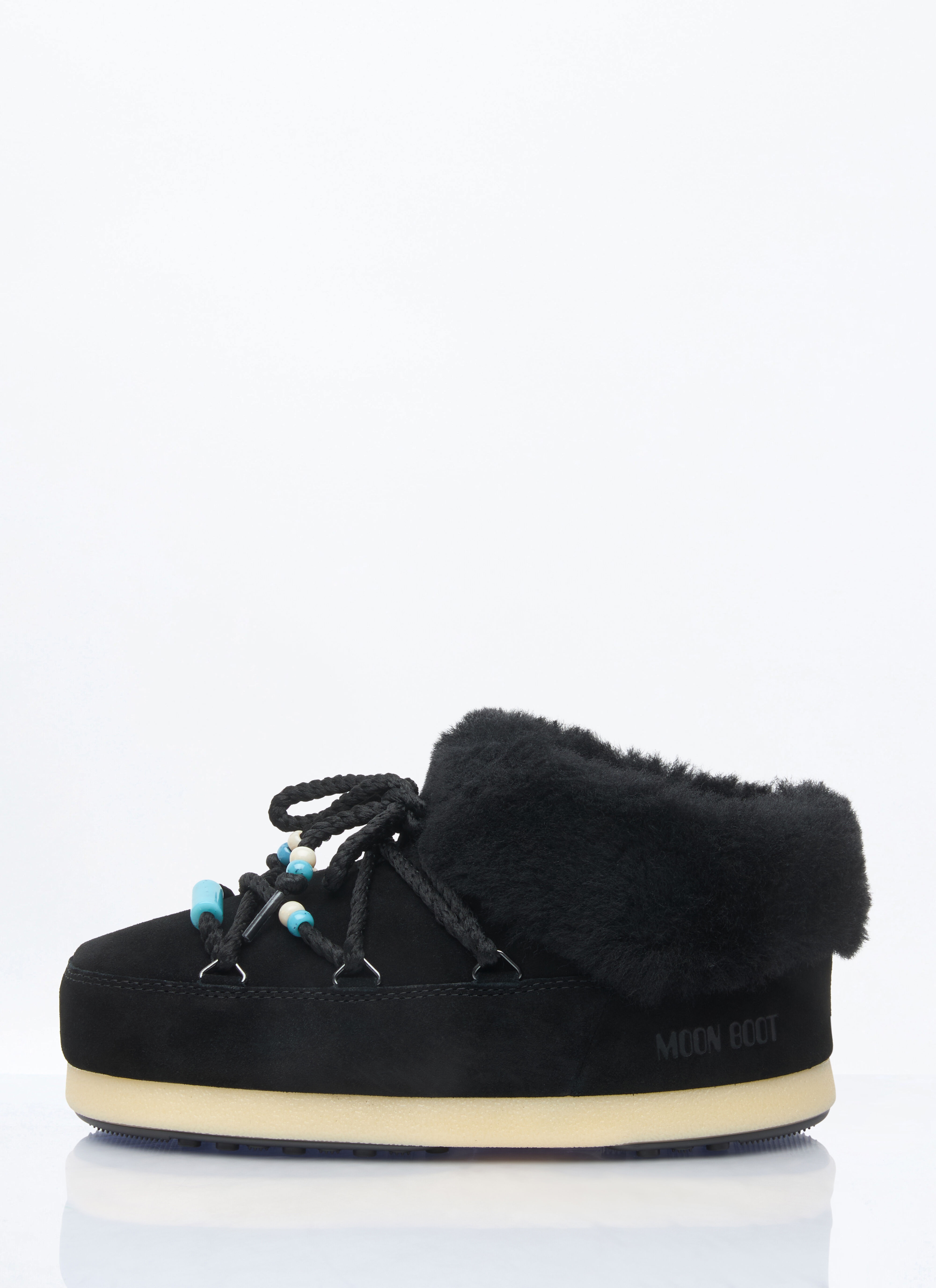 Beads Suede Mules - 4