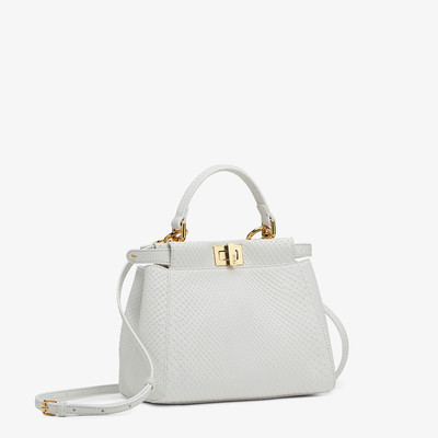 FENDI Small handbag made with two compartments divided by a stiff partition. Twist lock on both sides. Lin outlook