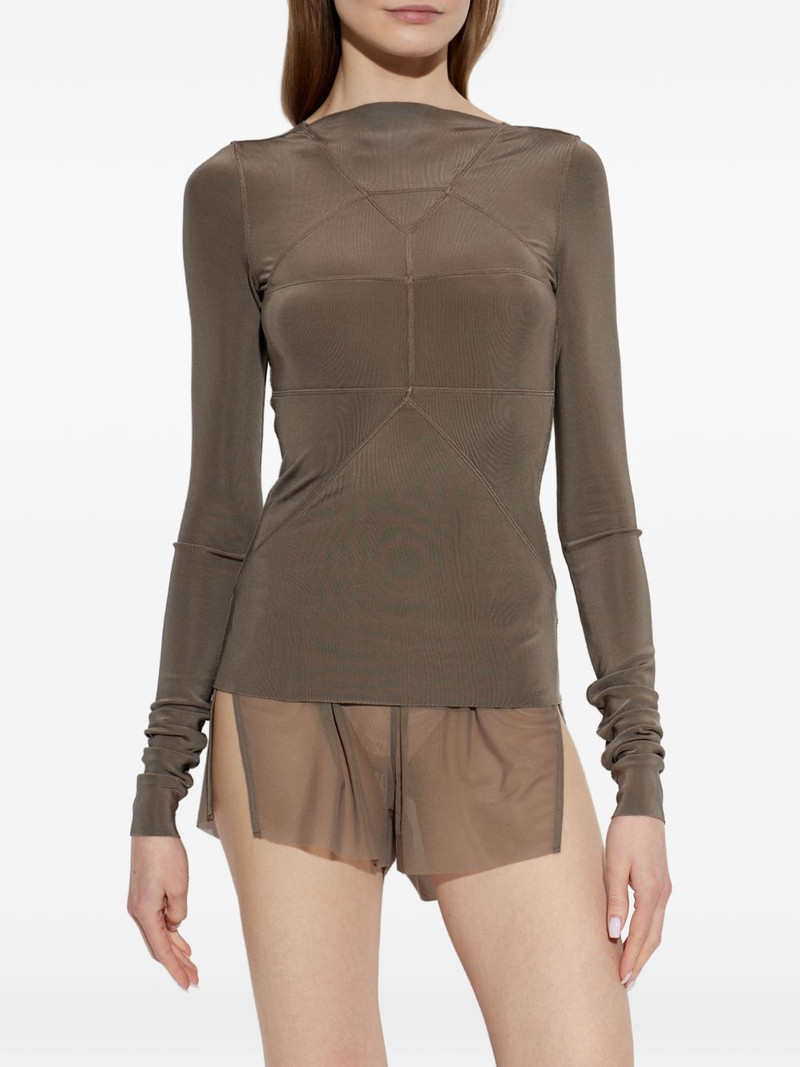 long sleeve panelled T-shirt 3