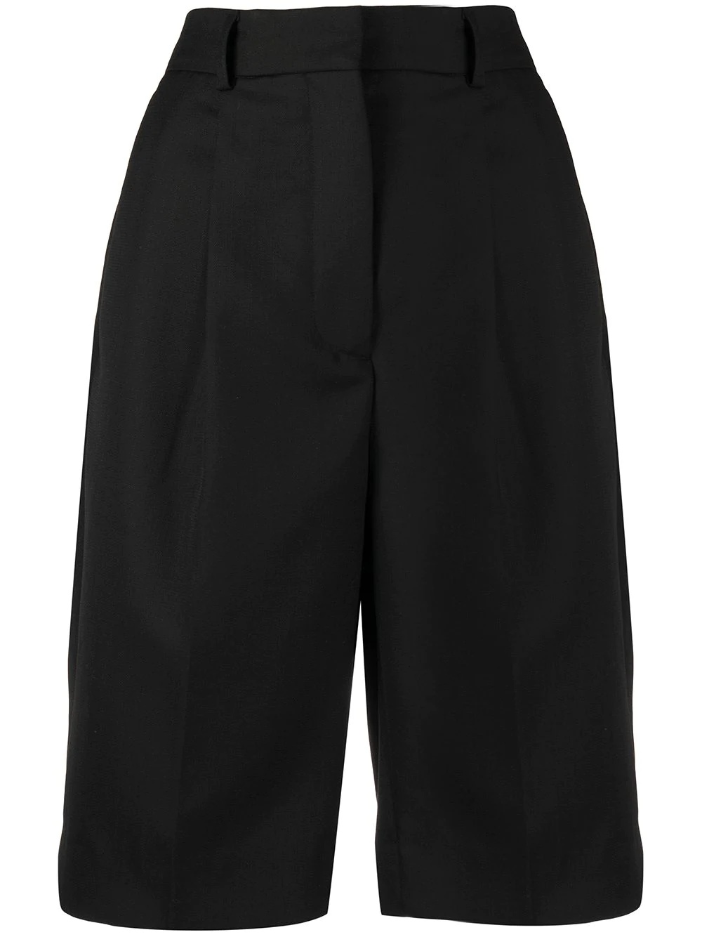 tailored knee-length shorts - 1