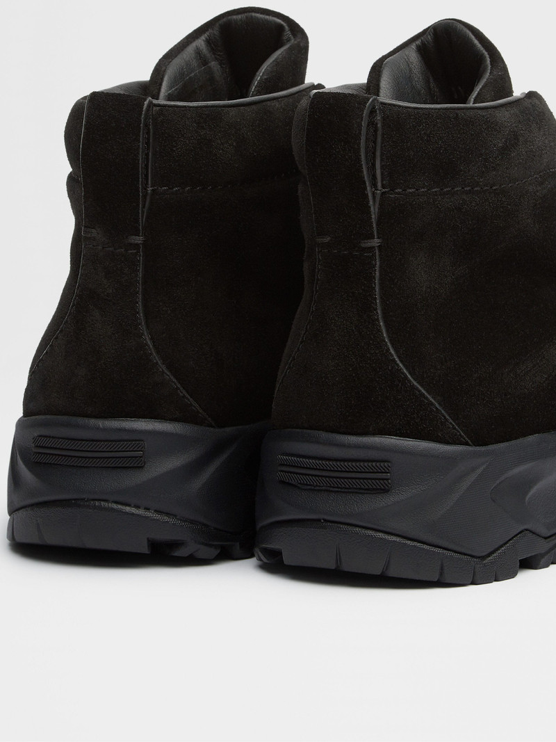 ZEGNA BLACK SUEDE TRIPLE STITCH™ VETTA SNEAKERS outlook