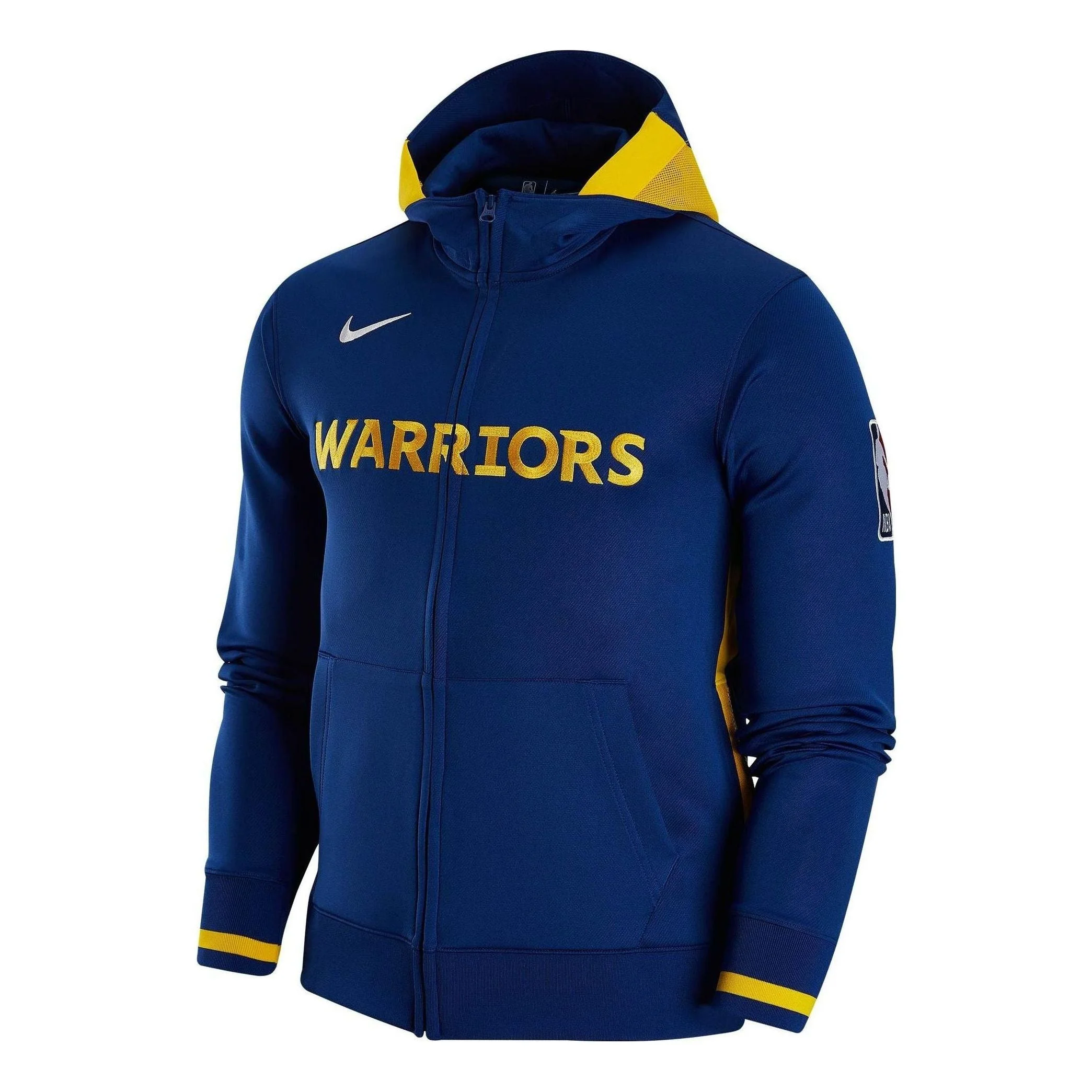 Nike x NBA Golden State Warriors Showtime Full-Zip Hoodie 'Navy' FB5345-495 - 1