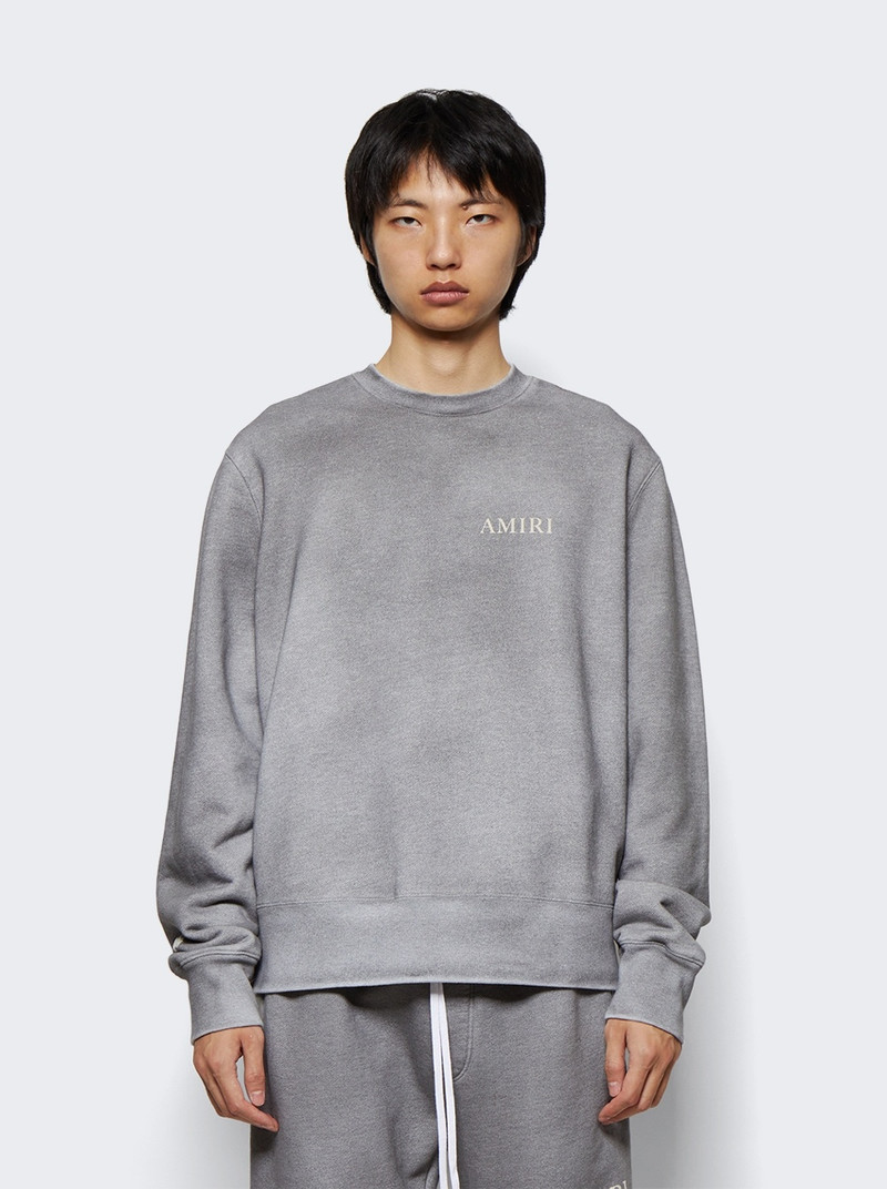 Aged Puff Logo Crewneck Grey 3
