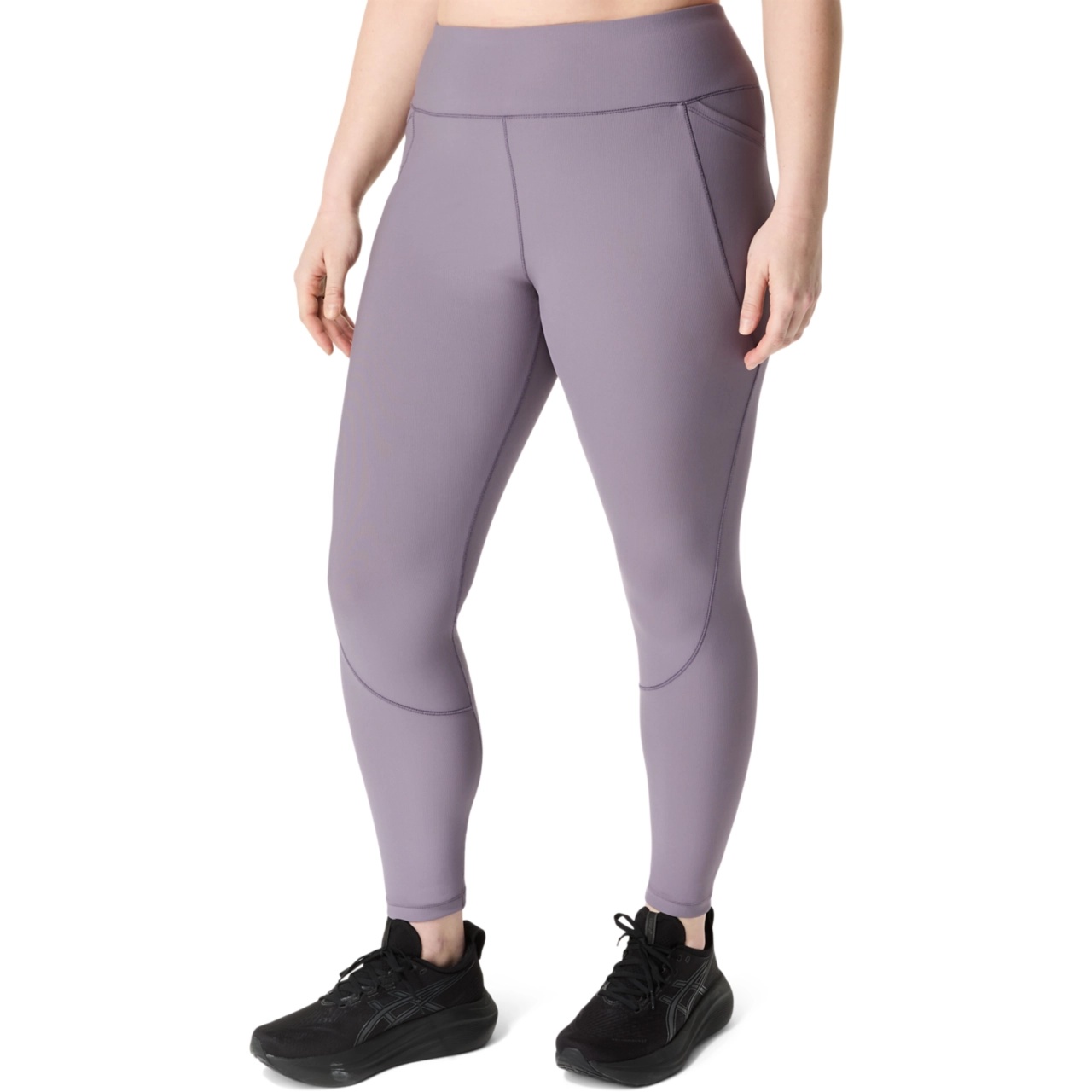 WOMEN'S RIB HIGH WAIST  7/8 TIGHT - 3
