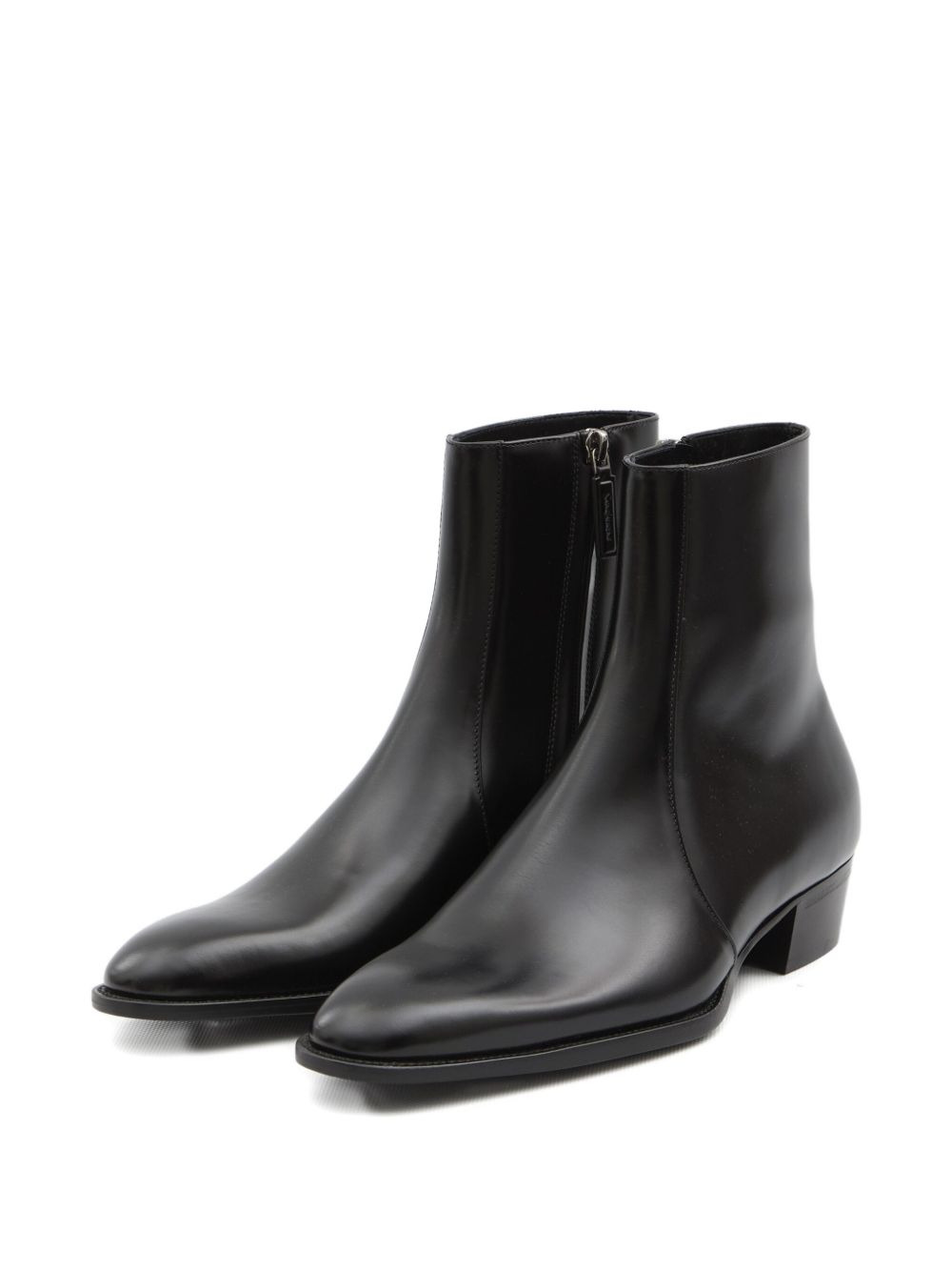 Roman almond-toe zip boots - 2
