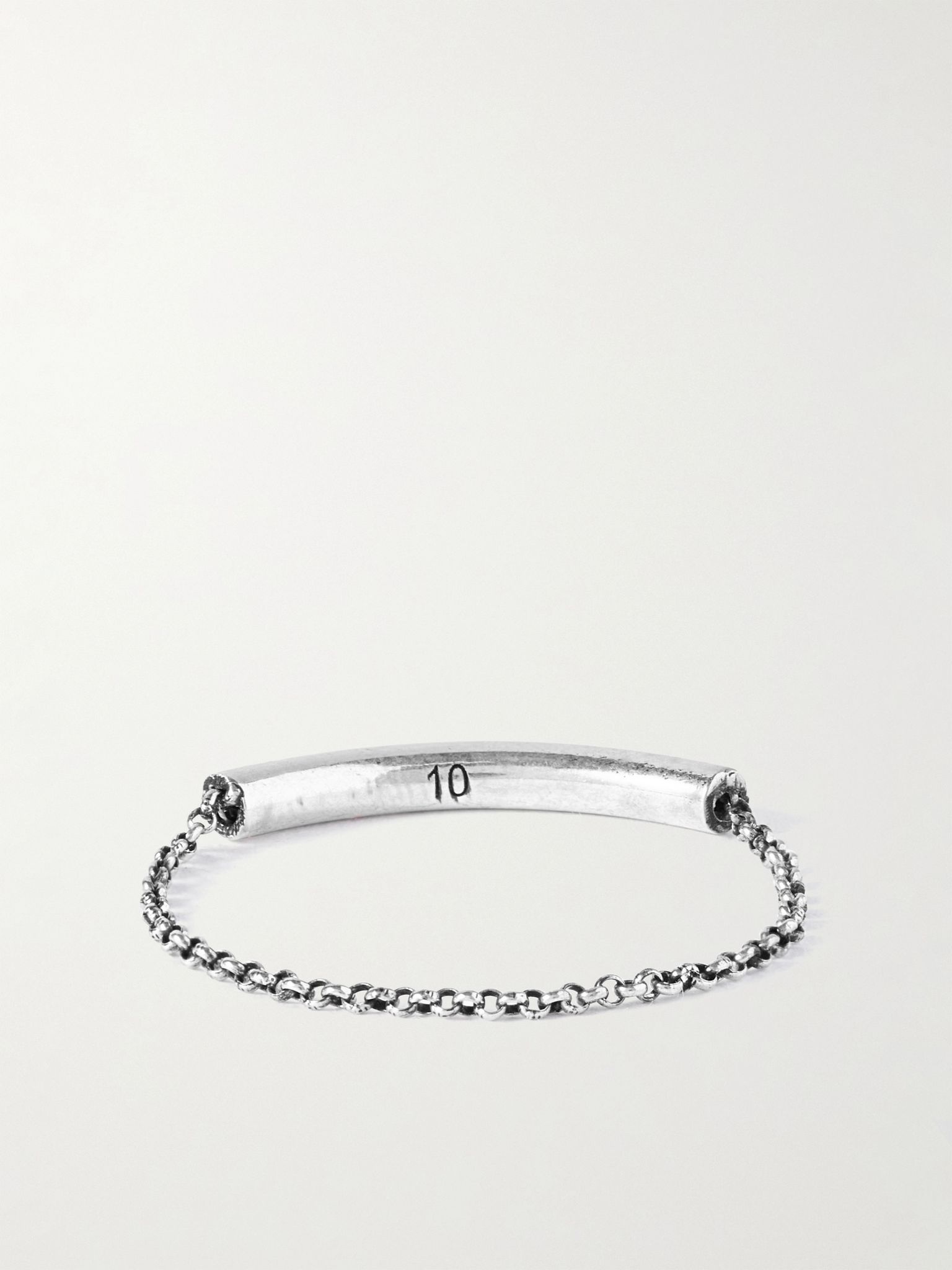 Silver-Tone Chain Ring - 2