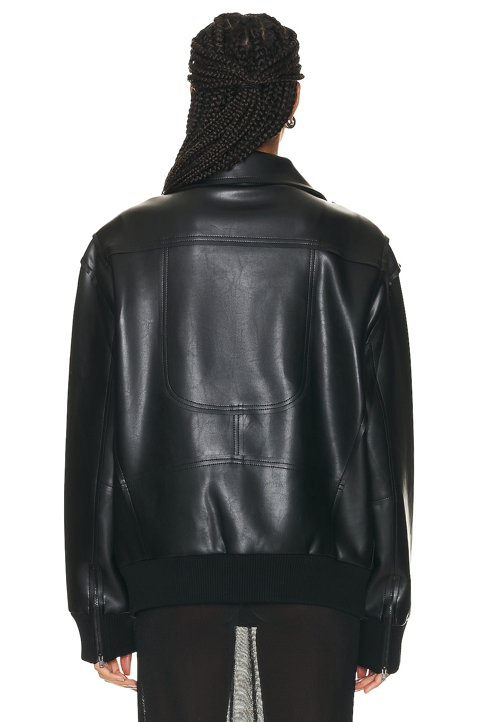 Oversized Moto Jacket - 4