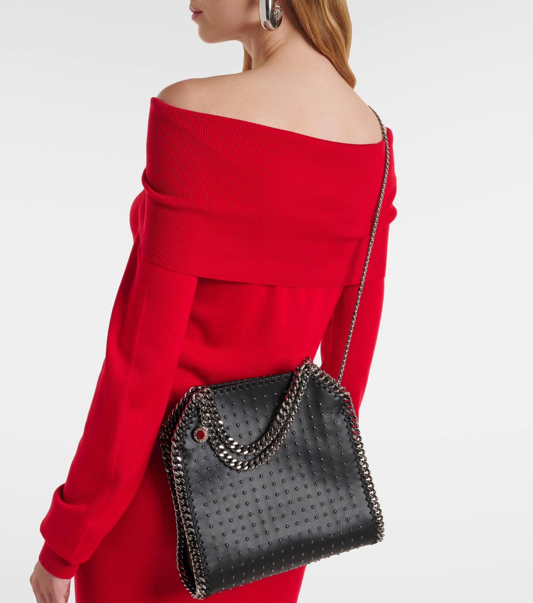 Falabella Small faux leather tote bag - 6