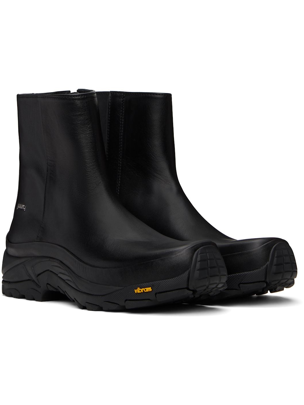 Black Vibram Ankle Boots - 4