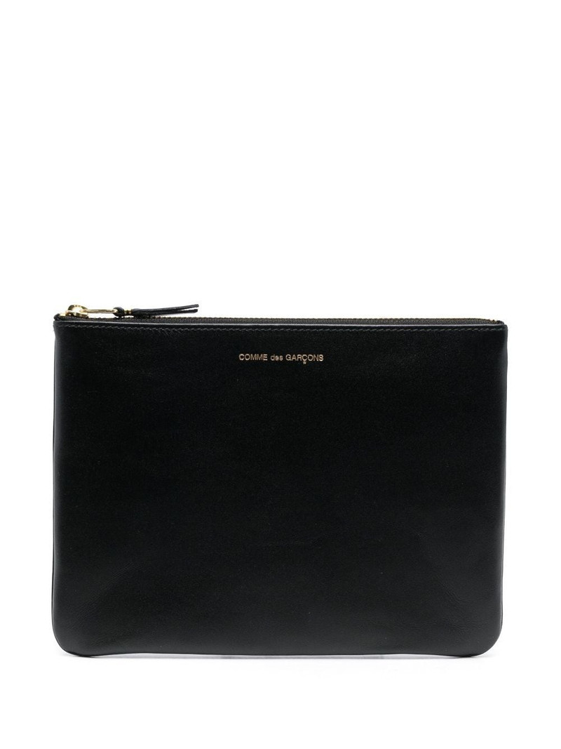 logo-detail leather wallet 1